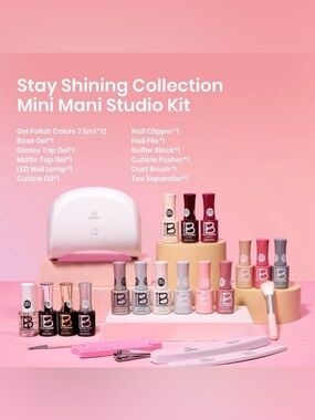 Beetles ‘Stay Shining’ Mini Gel Mani Studio Kit